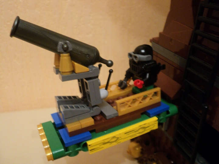 LEGO MOC - Steampunk Machine - Вездеход-сборщик алмазов: на каждой пушке должен быть стрелок