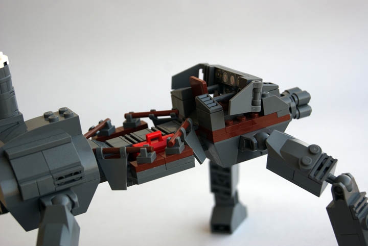 LEGO MOC - Steampunk Machine - Steampunk Walker: Кабина  поближе.